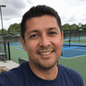 Portrait of James R., pickleball league director in Atlanta, GA, quoted about saving time on standings and schedules with FlexLeague+